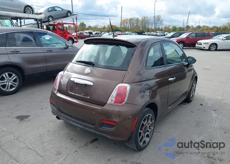 2012 Fiat 500 Sport из США, поврежденный, VIN 3C3CFFBR7CT212495